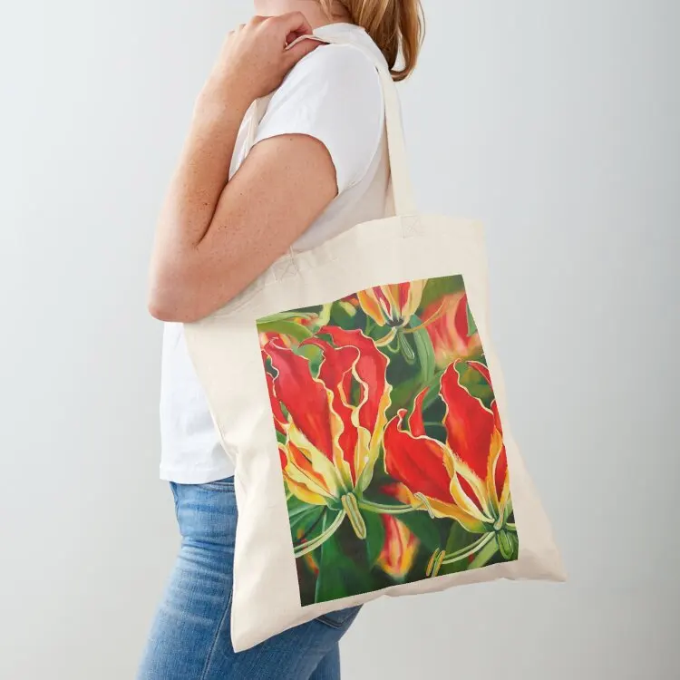 

Flame Lily Tote Bag tote bag men Candy bags shopping bag sacs de shopping
