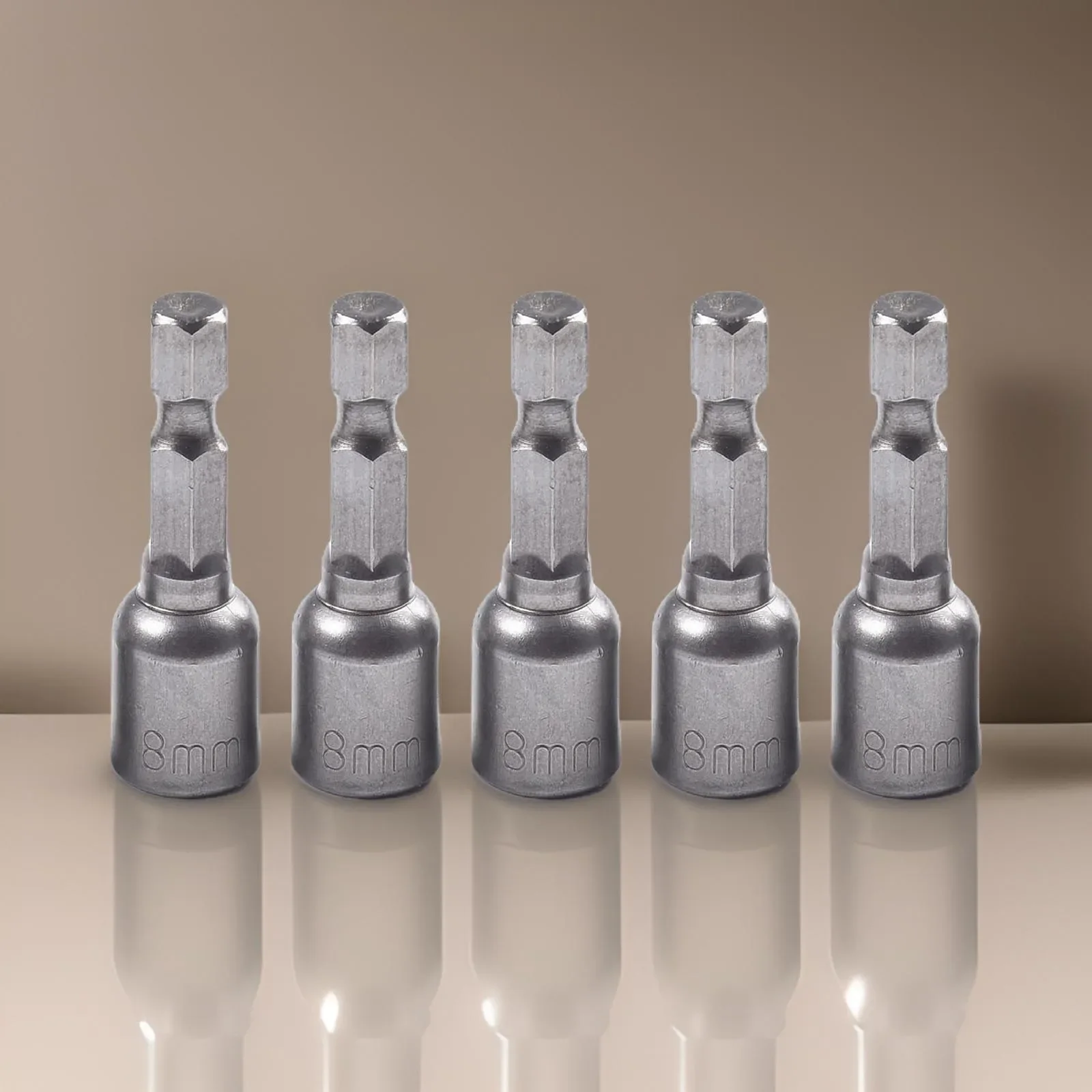 Adattatore per presa nuovo di zecca di alta qualità utensili elettrici dado magnetico Driver Set a sgancio rapido 5 pezzi acciaio al cromo vanadio
