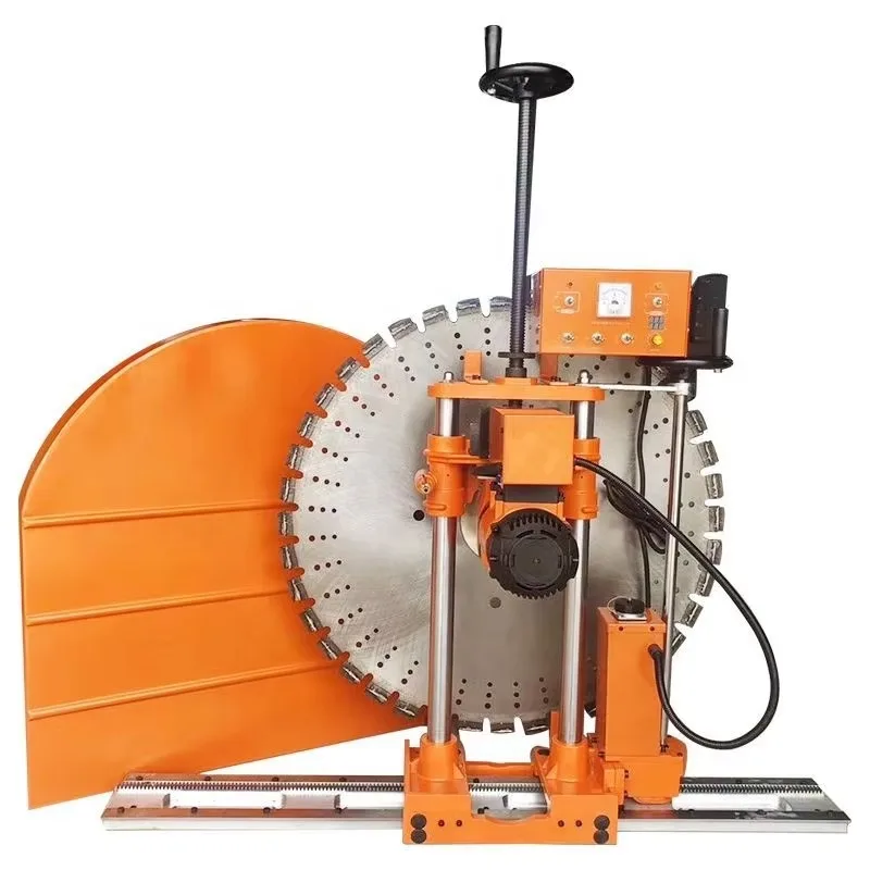 Concrete Wall Saw Electric Cutting Machine Diamond Blade Compatible Masonry Tool Dry Cut Construction Work