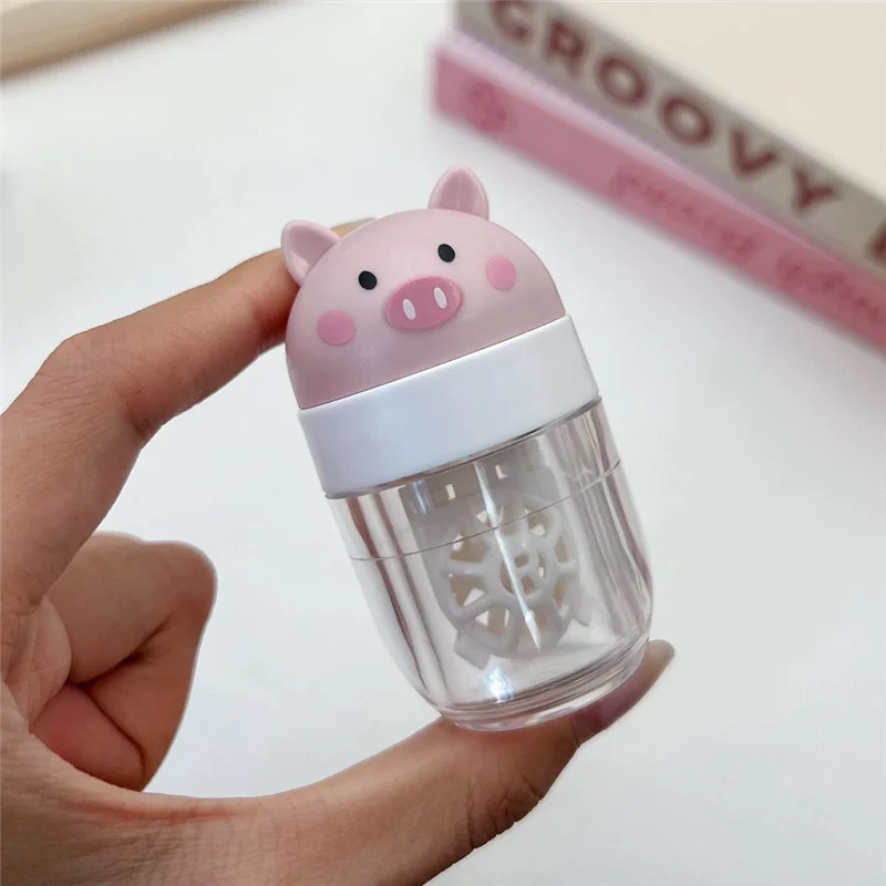 

Hot Sale 4Pcs Contact Lens Clean Case Portable Manual Rotation Cleaner Beauty Pupil Storage Cleaning Container