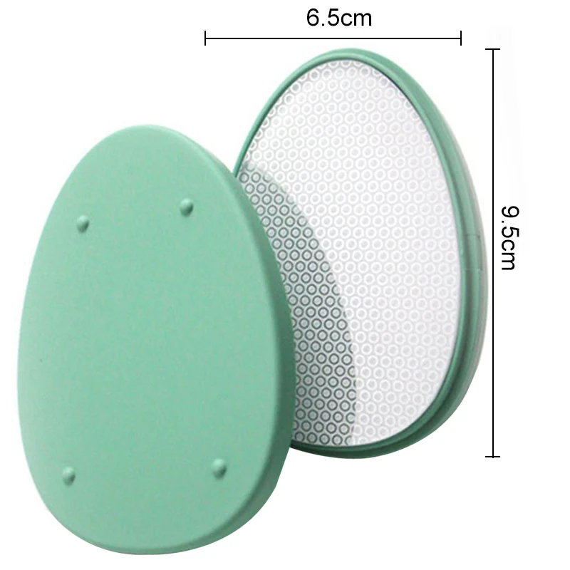 1Pcs Nano Glass Foot Plate File Pedicure Crystal Hair Eraser Physical Hair Removal Painless Safe Epilator Reusable