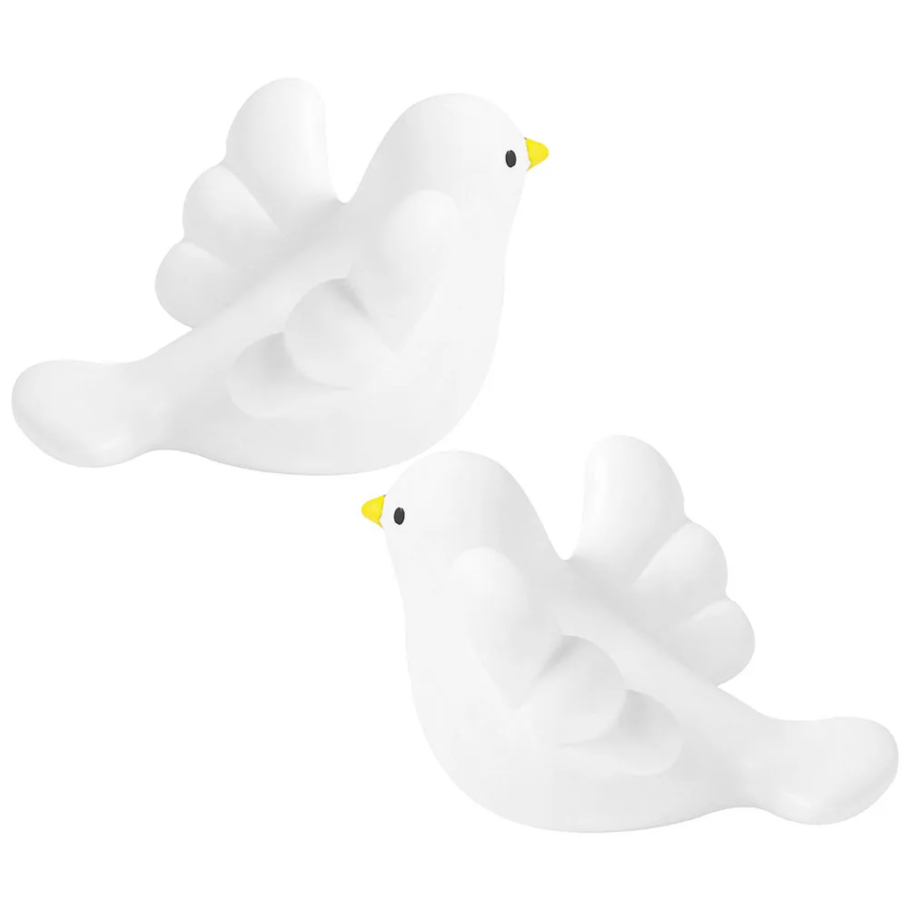 

2Pcs Cartoon White Pigeon Night Light Creative Bedroom Desk Lamp Cute Bedside LED Night Lamp Decorative Table Light