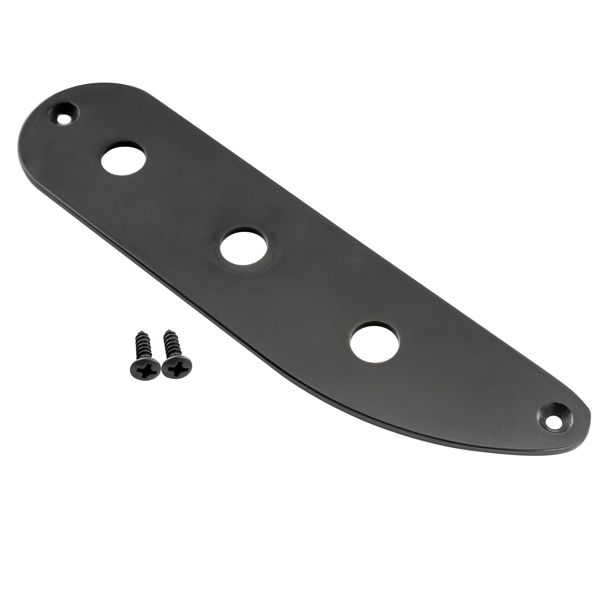 Musiclily Pro Steel 3-Hole Bass Control Plate for Vintage PB/Tele Bass Style Electric Bass