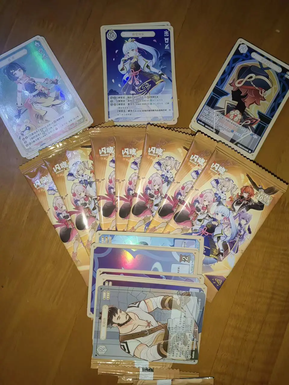 MiHoYo Official Original Genshin Impact Character Genius Invitation TCG Battle Card Cosplay Cards Collection Xmas Birthday Gifts