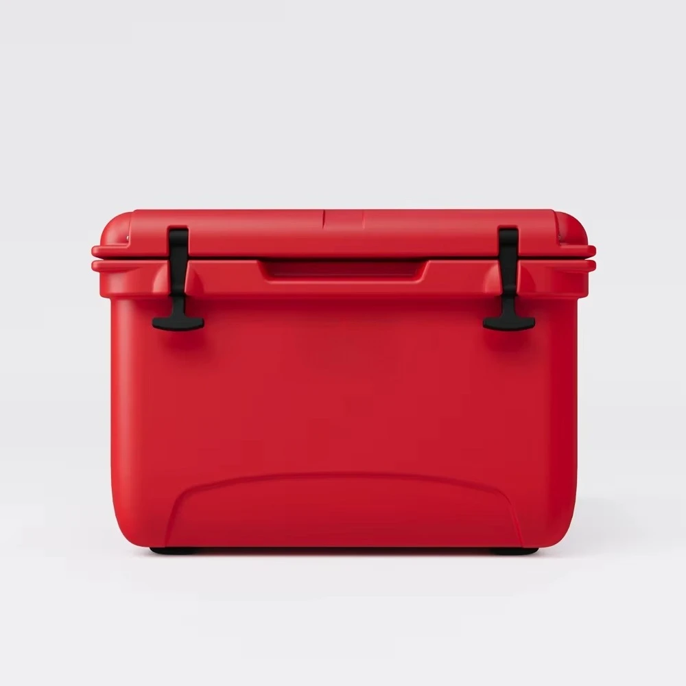 Factory 35L Portable Insulated PE Insulation Box Waterproof Outdoor Rigid Rotomolded Hunting Wine Storage Cooling Box - view 2