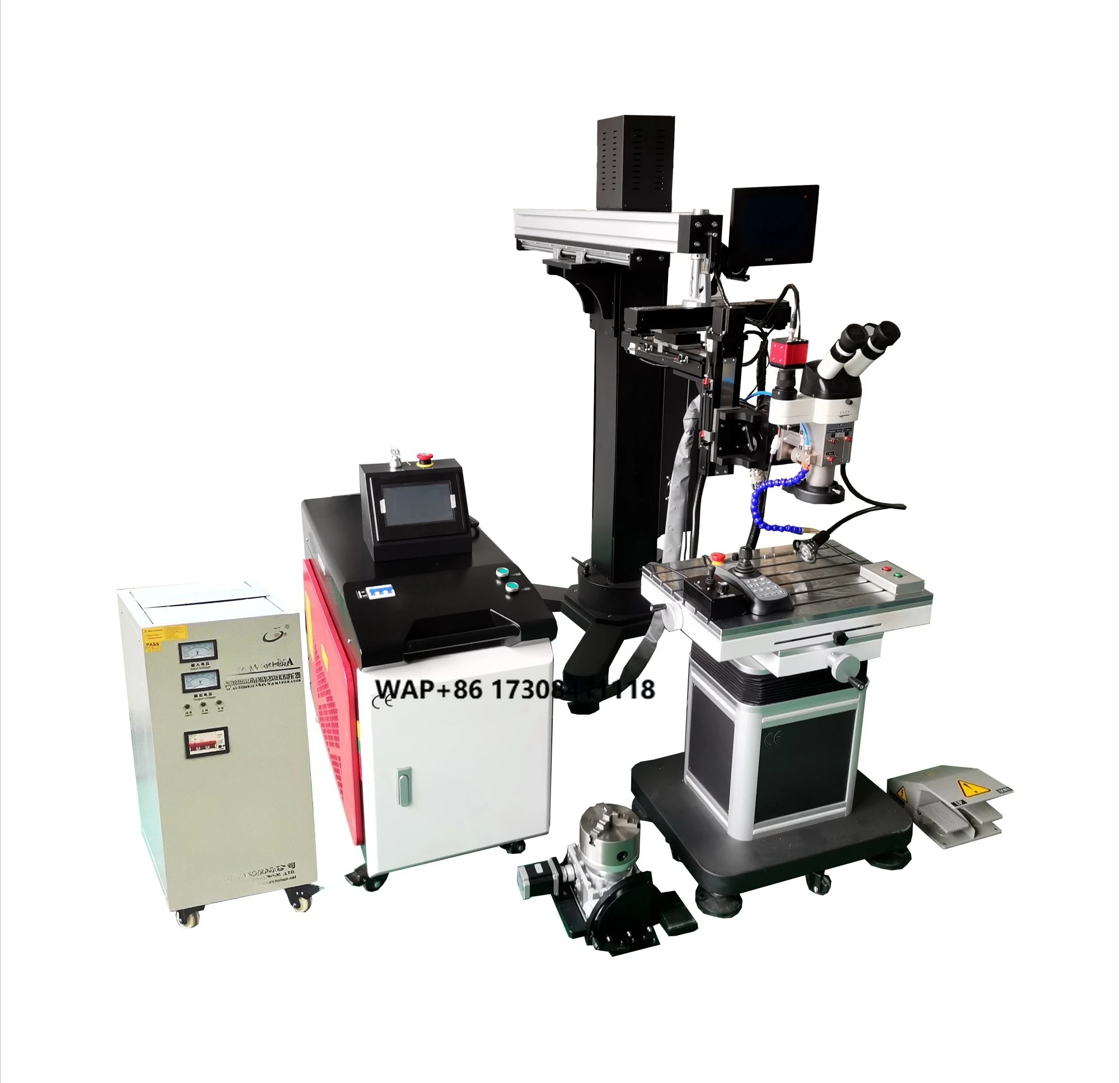 

Manual Mold Repair Welding Soldering Machine 3000w 2000w 1000w Boom Lift Crane Arm Rotary Fiber Welding for Metal