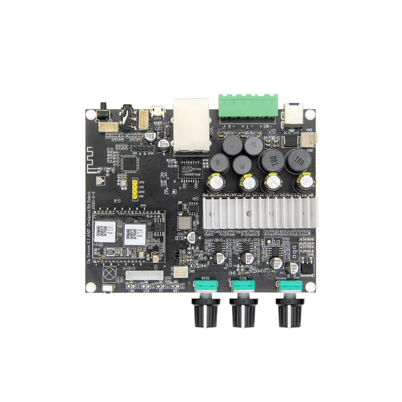 2.1 channel amplifier circuit sub-speaker power monitoring board