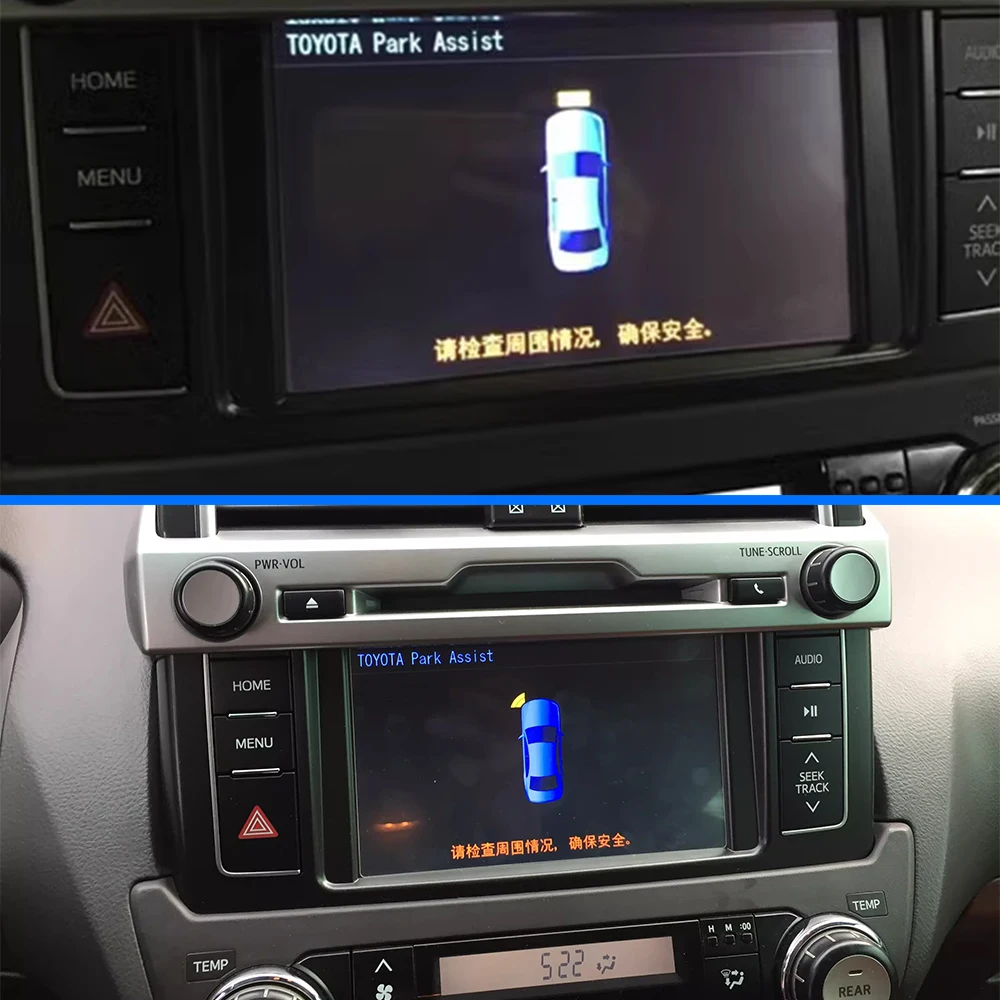 For Toyota Land Cruiser Prado 150 LC150 2010-2023 Reverse Radar Precision Detection & Easy Install OEM Fit Parking Sensor System