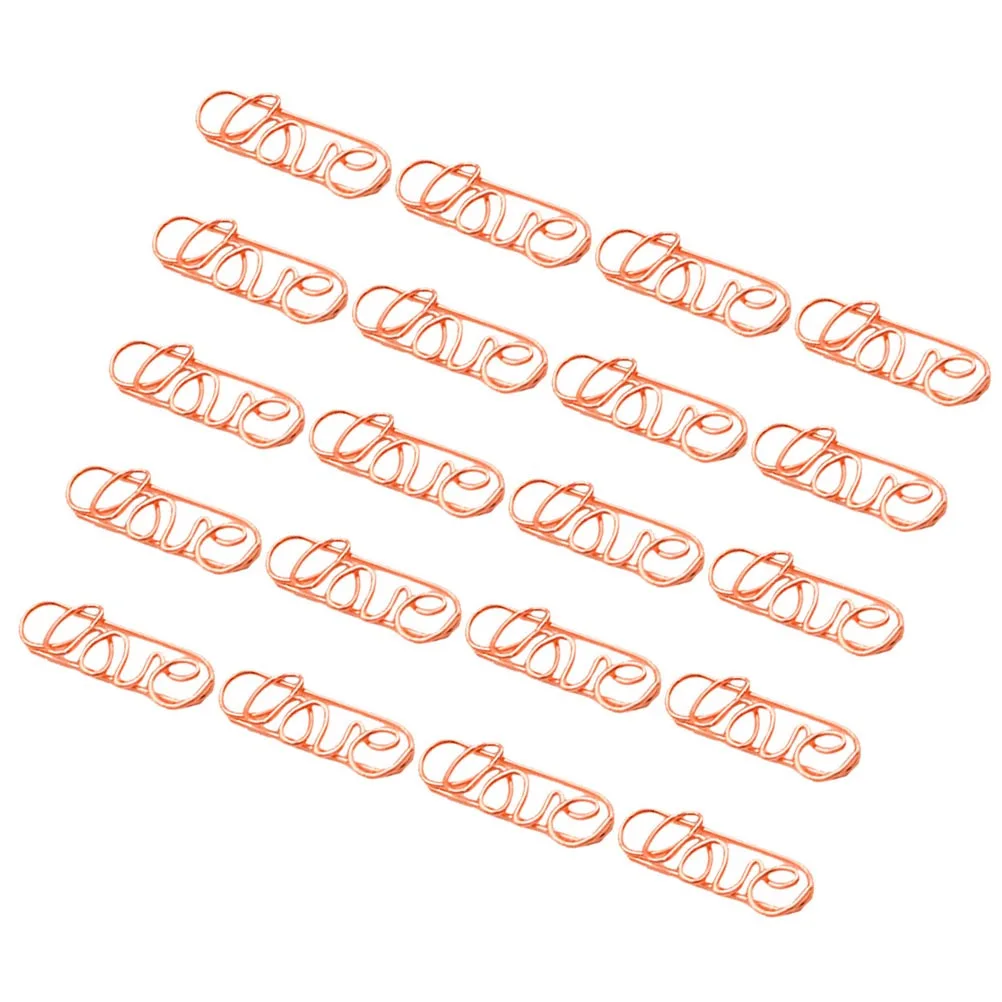 20 pezzi graffette per appunti clip per promemoria per libri clip per foto tono oro rosa per ufficio casa dormitorio decorazione di nozze porta note in metallo cancelleria