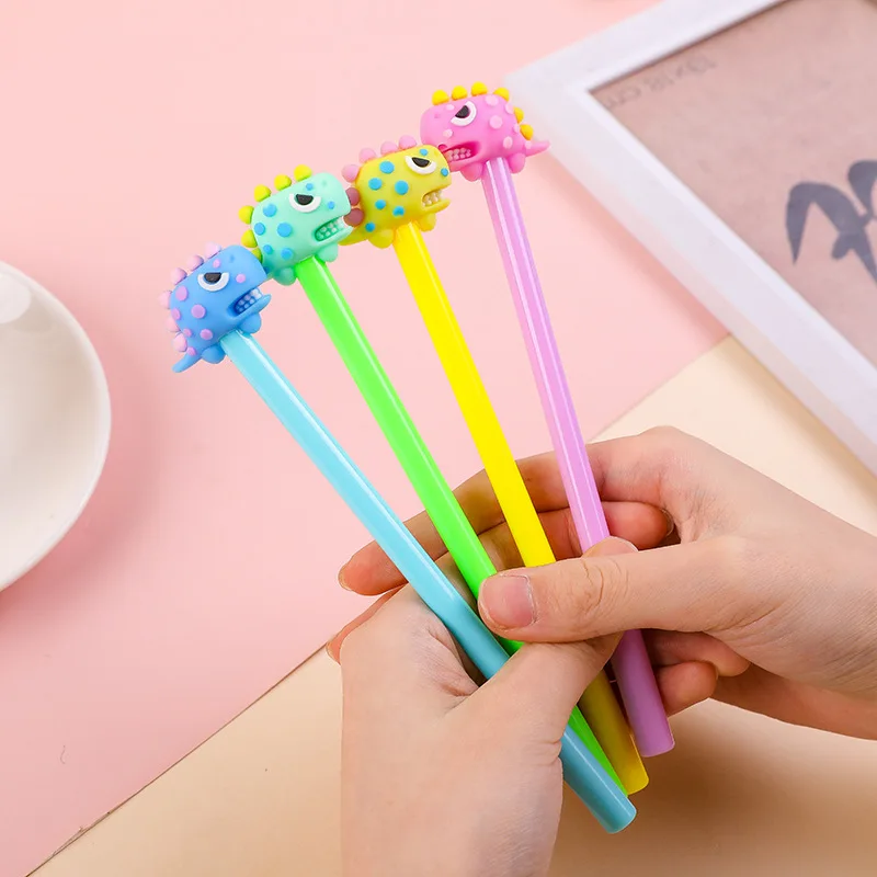 

12 шт., креативная нейтральная ручка с колючими зубами динозавра, 0,5 мм, фирменные студенческие письменные принадлежности