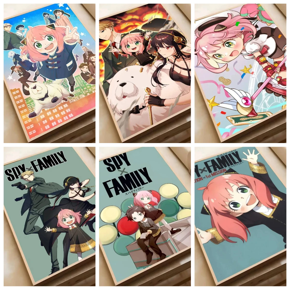 Adult Jigsaw Puzzle 500/1000 pcs Puzzle  Anime S-Spy X F-Family Anya Paper Puzzle Decorative Painting Exercise Brain Thinking