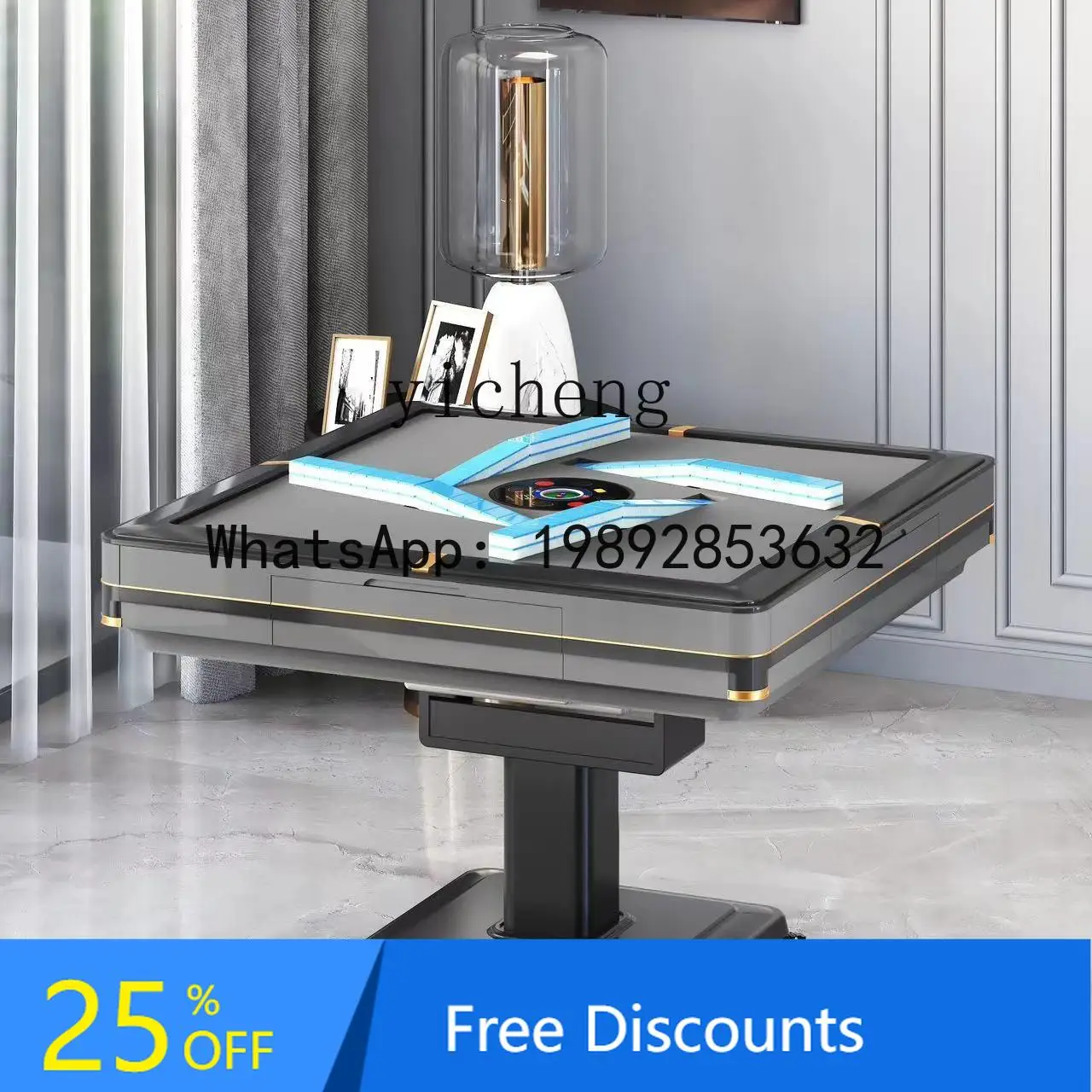 household automatic big-name mahjong machine large countertop chess and card mahjong table