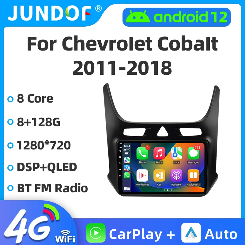 

2 Din Android 12 Autoradio Voor For Chevrolet Cobalt 2 2011-2018 Carplay Auto Stereo Multimedia Videospeler Gps 4G Dvd Head Unit