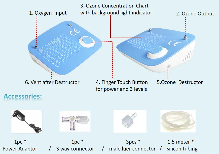 Medical Ozone Generator Ozonated Olive Oil Machine O3 Scent Diffuser Ozone Therapy Machine