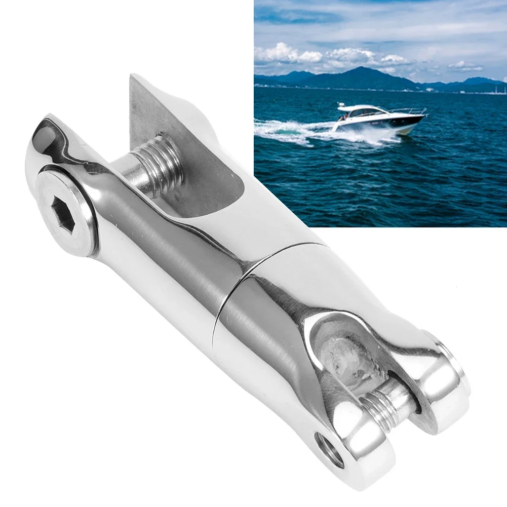 Anchor Chain Joint Anchor Connector Anchor Rotating Connector Stainless Steel Ship Handware Boat Accessory for 6‑ 8mm Chain