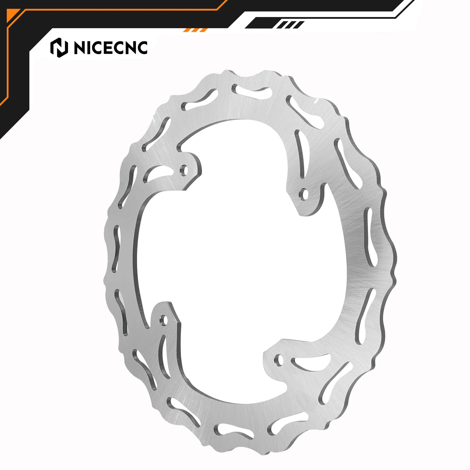 NICECNC For HONDA CR125 CR250 2002-2007 CRF250R CRF450R CRF250X CRF450X CRF450L CRF250RX CRF450RX 240mm Rear Brake Disc Rotor