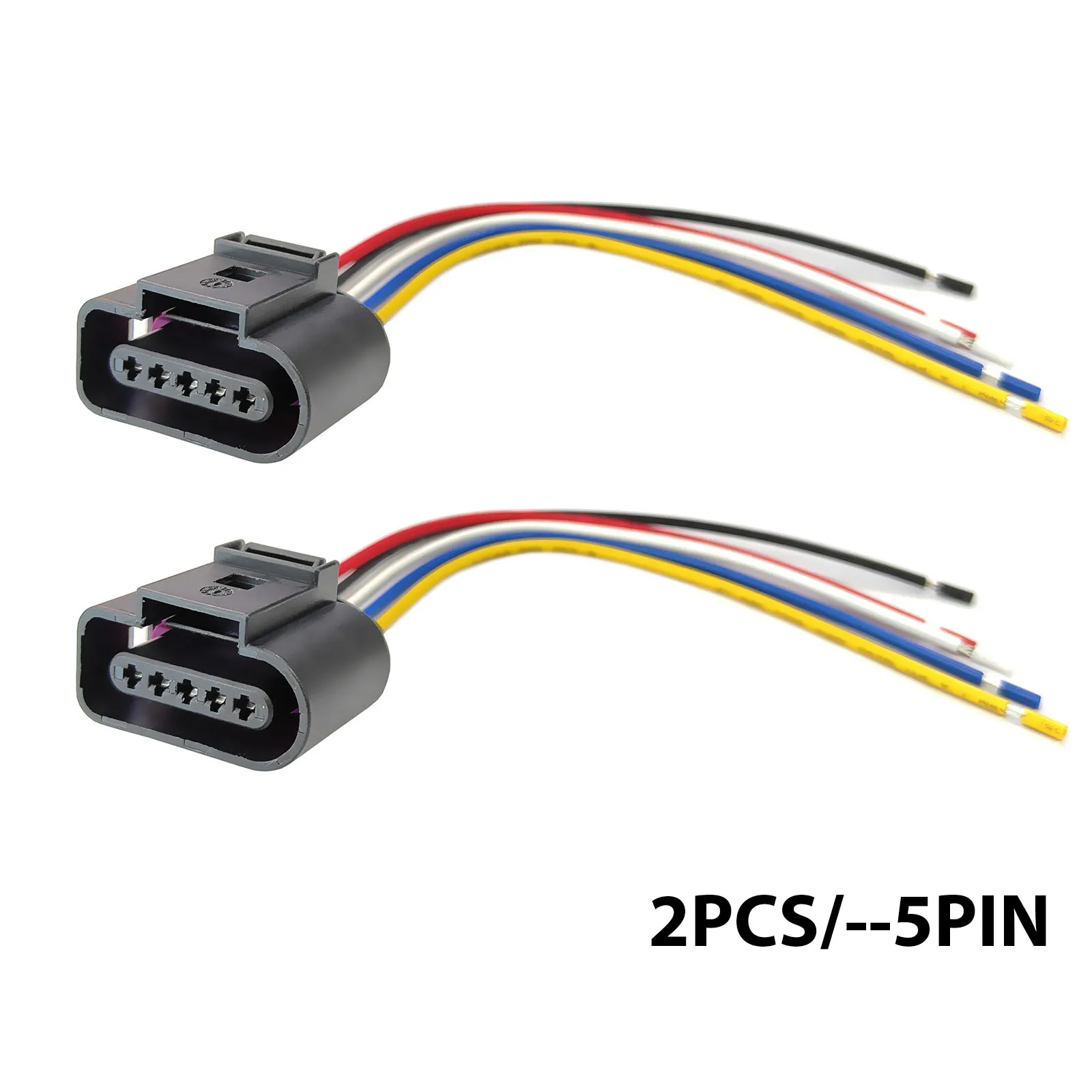 2x5pin para vw eos golf jetta passat scirocco maf medidor de fluxo de ar em massa sensor conector plug chicote pré-carregado 1j0973705 8k0973705