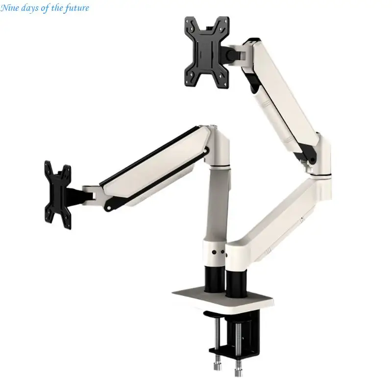 Strong Twin Monitor Mount Holds 2 Displays 33 To 81 individualized Comfortable Desk Attachment E65A