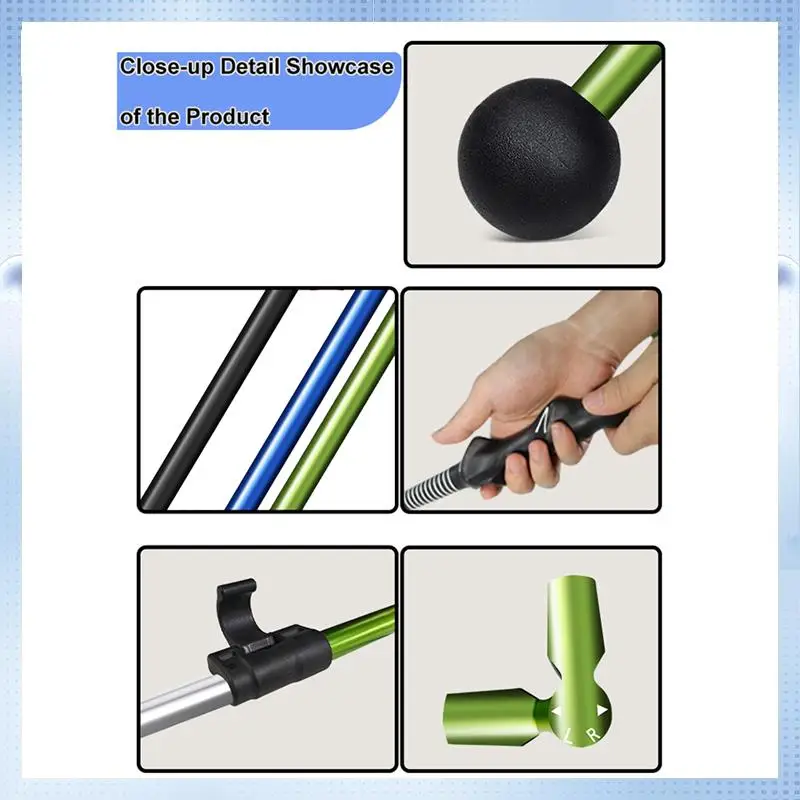 

ABMW-Golf Swing Trainer Exerciser Aid Adjustable Golf Training Aid For Improve Hinge Forearm Rotation Shoulder Turn