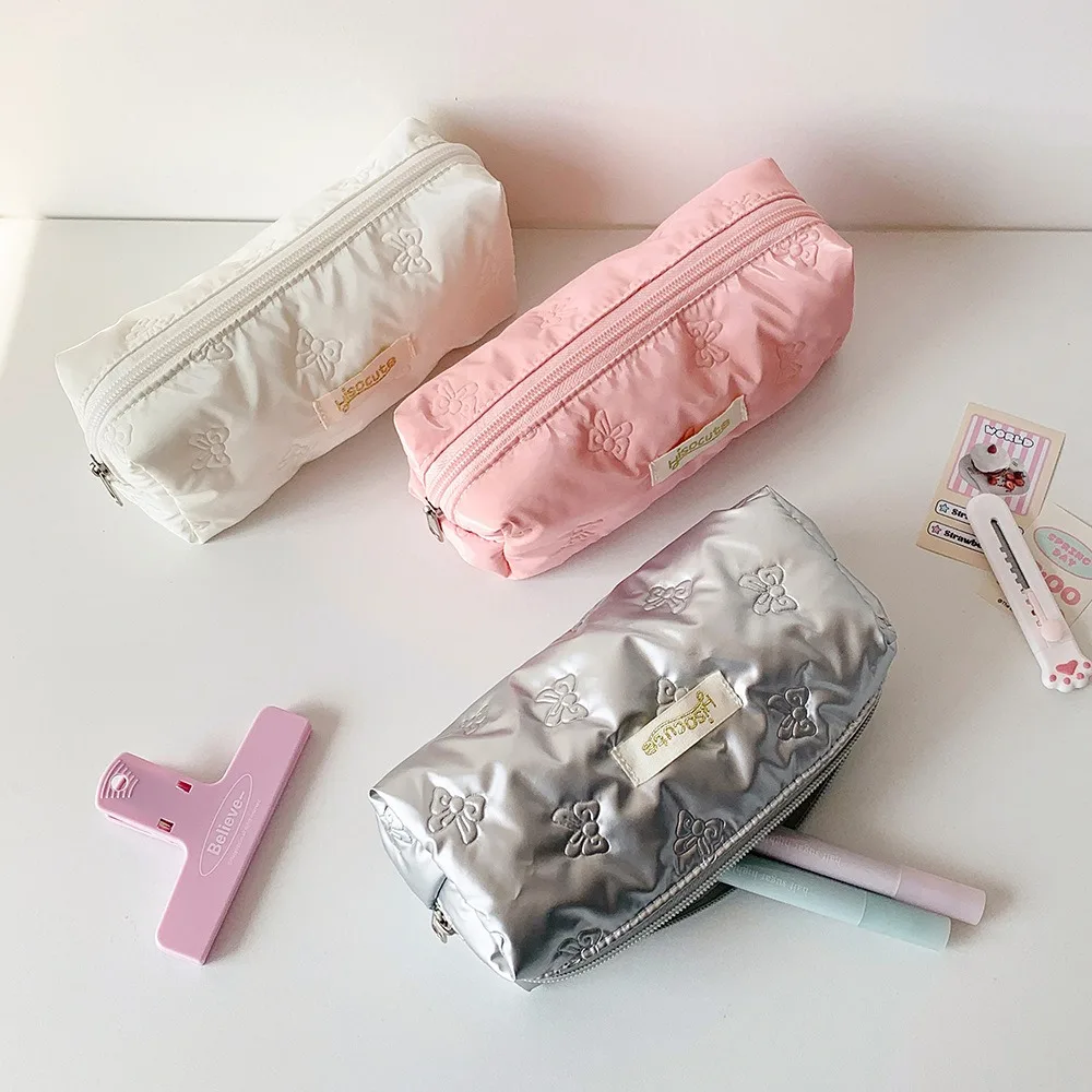 Полиэстеровая косметичка на молнии 18,5*7,5*8,5 см дорожная косметичка многофункциональная канцелярская сумка для настольного органайзера