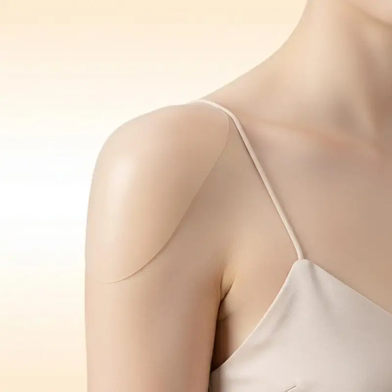 Enlarged Right Angle Silicone Shoulder Pads Thickened Eight Point Five Millimeter for Stage Event Outfits