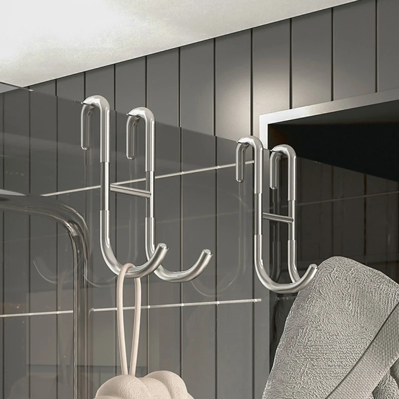 

S-образный крючок из нержавеющей стали, крючок для занавески для ванной комнаты, душа, аксессуары для ванной комнаты, органайзеры для хранения