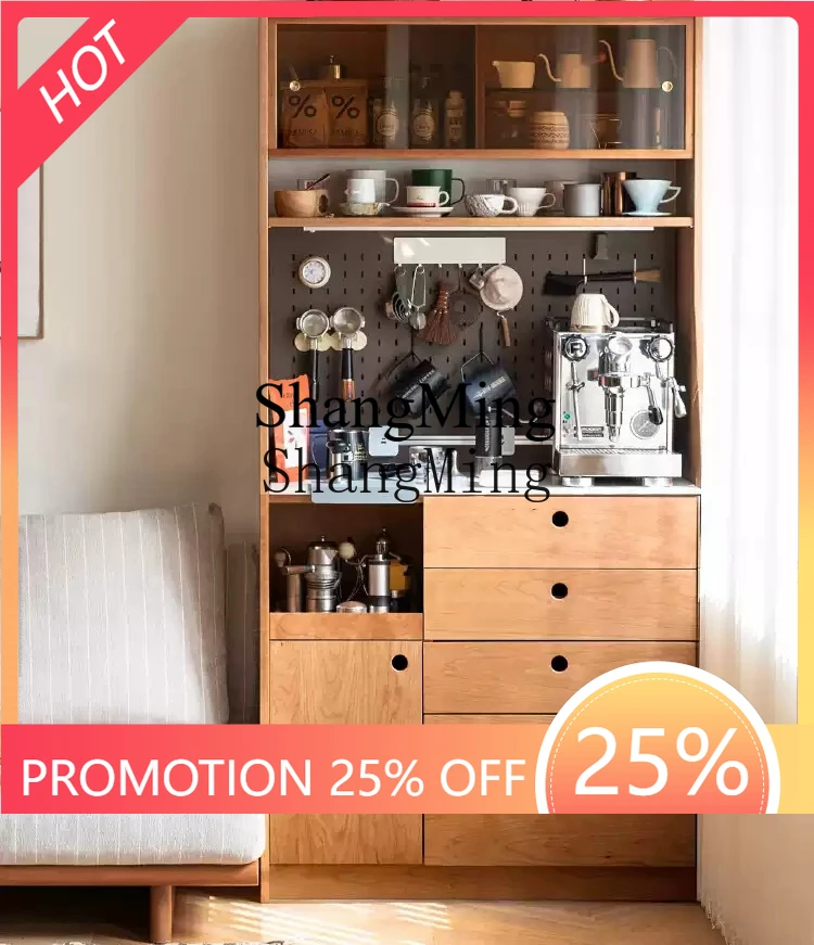 

FGgood-looking new high-end dining side coffee cabinet tea small apartment kitchen restaurant storage high cabinet