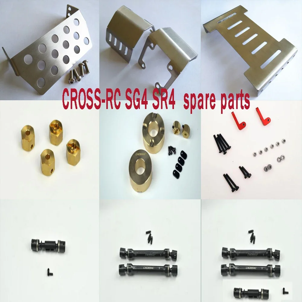 CROSS-RC CROSS RC SG4 SR4 Climbing car Armor Shield Chassis Armor rainforest traversing drive shaft combiner weight etc.