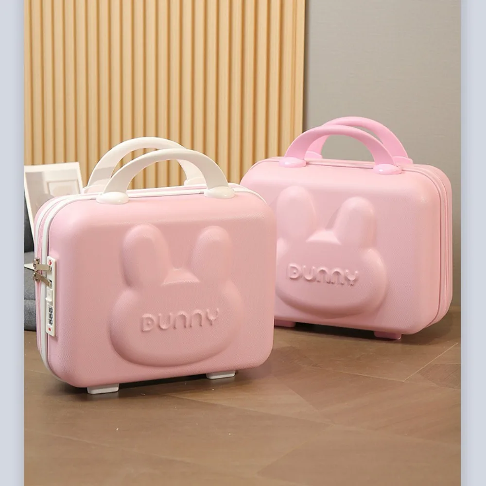 14 Inch ABS Hand Carry Suitcase High Quality Waterproof Mini Storage Bag Portable Kids Luggage Box Makeup Box Wedding Gift Box