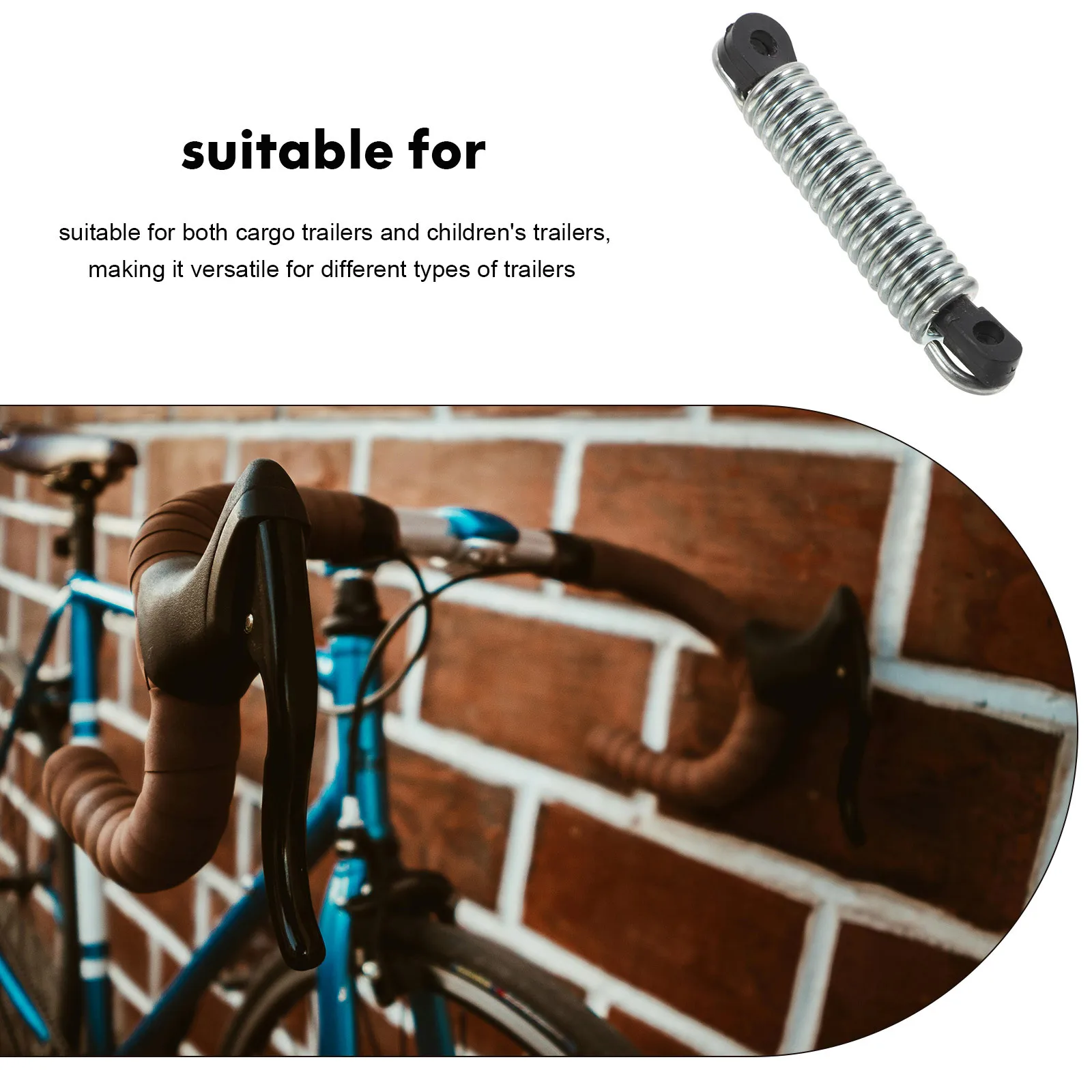 

Universal Bicycle Trailer Connector Clamp Attachment Quick Release Steel Linker for Child Cargo Bike Trailers Bike Cargo Trailer