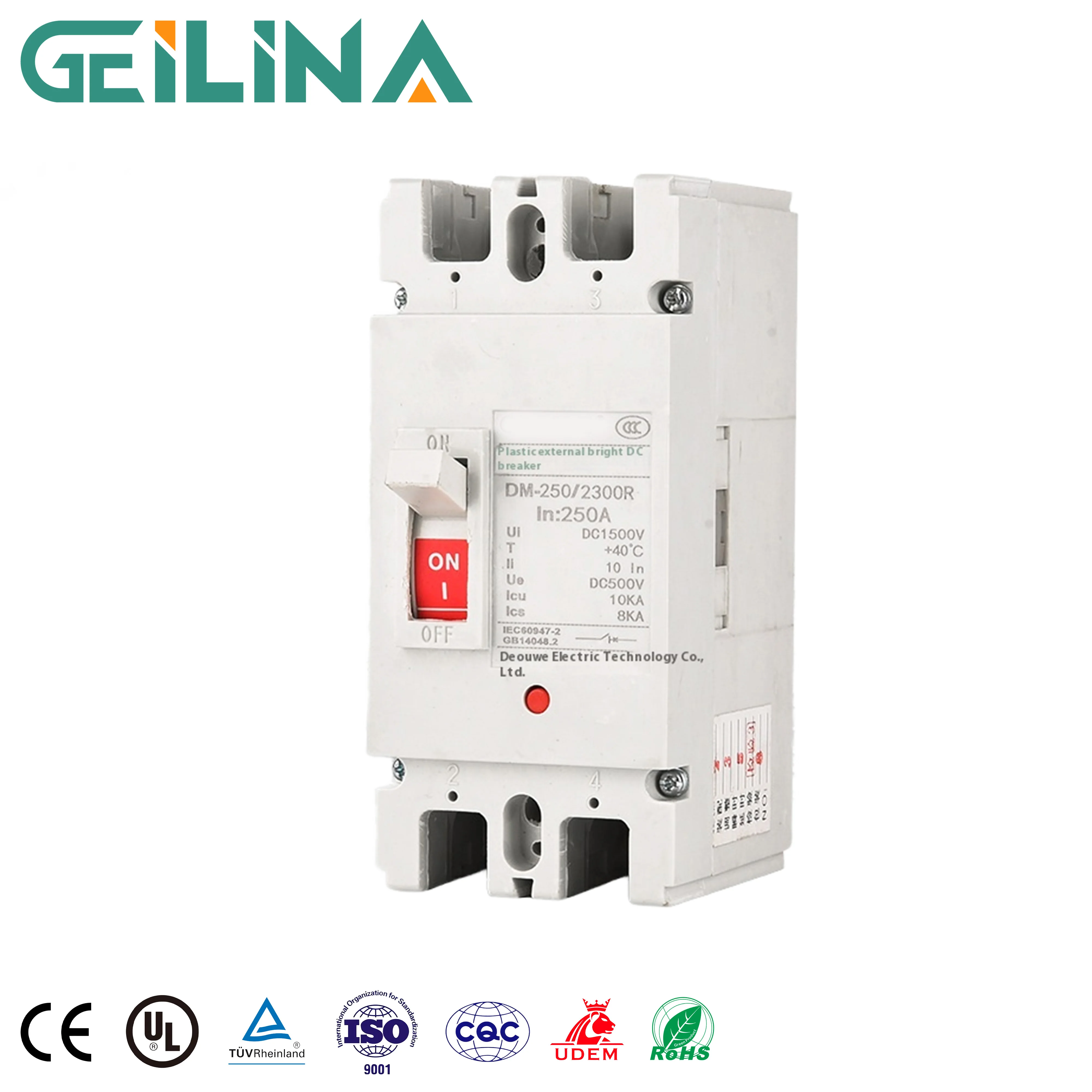 Wholesale Supplier Reliable Performance 500V Moulded Case Circuit Breaker MCCB for Industrial Distribution Panels