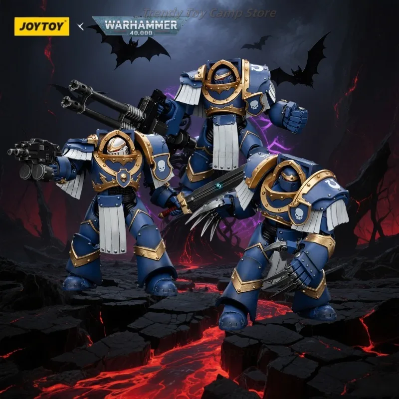 

【In Stock】JOYTOY Warhammer 40K 1/18 Action Figure Ultramarines Cataphractii Terminator Squad Anime Figures Toys Model