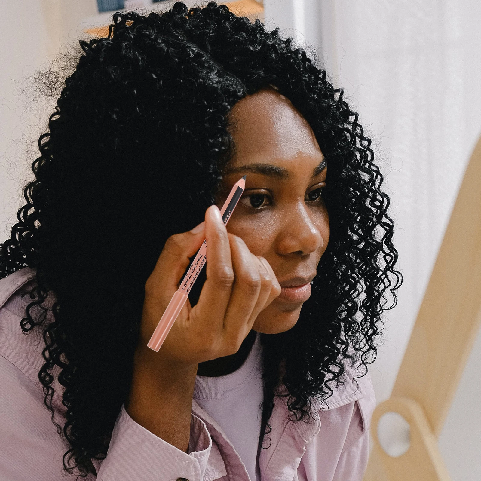 

12 Pcs Brown Eyebrow Pencil Concealer Dual End Eyeliner Women 01 Black Nude Pink Eye Makeup Kit Portable Long Lasting