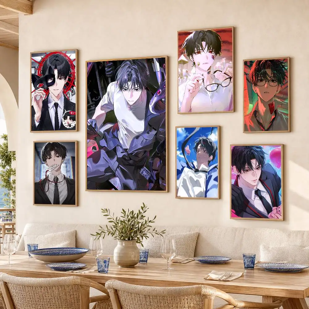 K-Kim S-Soleum Novel GSGW  Waterproof Self-Adhesive Wall Poster for Bedroom Living Room Home Decor