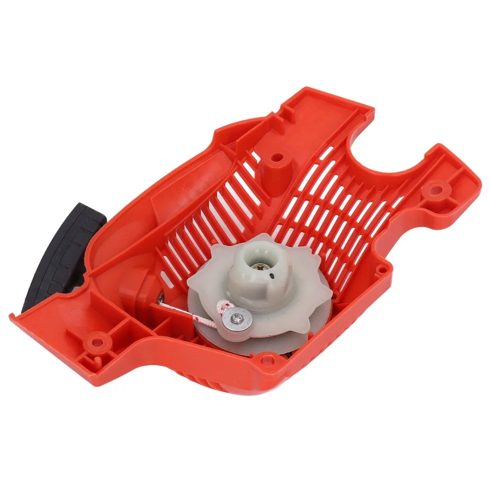 

Orange Chainsaw Starter Assembly Compact ABS Starter Replacement Easy to Install for Husqvarna136 137 141 142 137E 142E