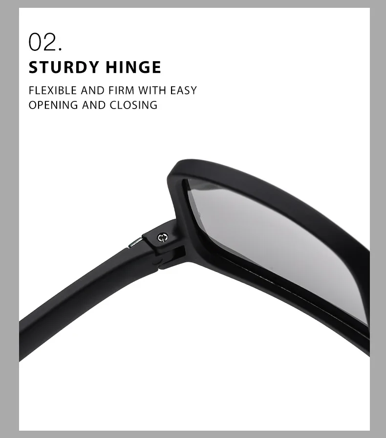 Mode Vintage Platz Polarisierte Sonnenbrille Männer Frauen Luxus Marke Designer männer Sonnenbrille Fahren Angeln UV400 Brillen Mann – Detail 14