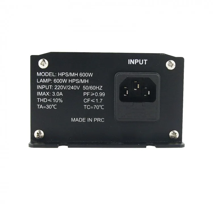 Digital 600W Ballasts for Garden Planter Grow Lights HPS MH Bulbs Electronic Dimmable