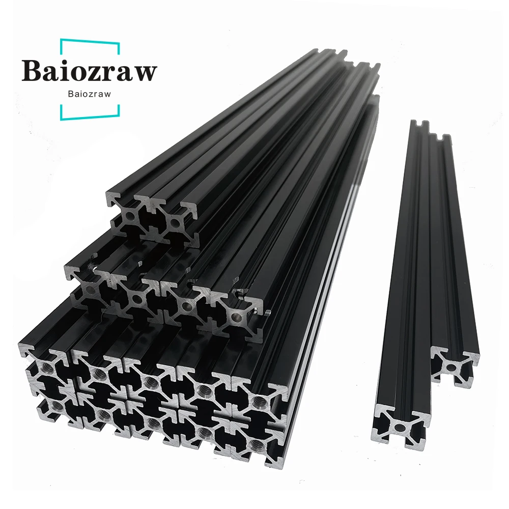 

Baiozraw Misumi Extrusion Frame Kit V2.4 3D Printer Black Anodized Blind Joints Extrusion Frame For Voron 2.4 Parts