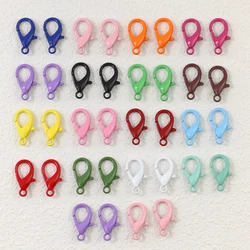 10pcs 12/14/16mm Lobster Clasps Hooks Key Chain Connector Baking Paint Fits Jewelry Necklace Bracelet Making DIY Accessories
