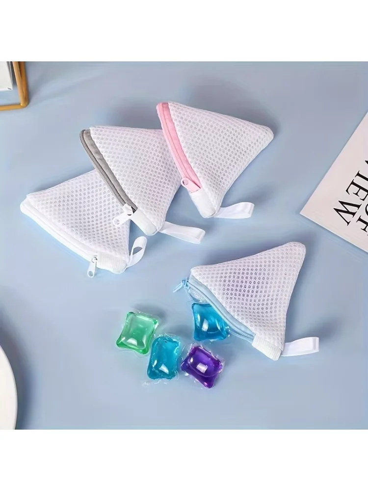2pcs Laundry Sock & Small Item Storage Bags with Zipper Closure Laundry Bag with Corner Design,Compatible with Laundry Detergent