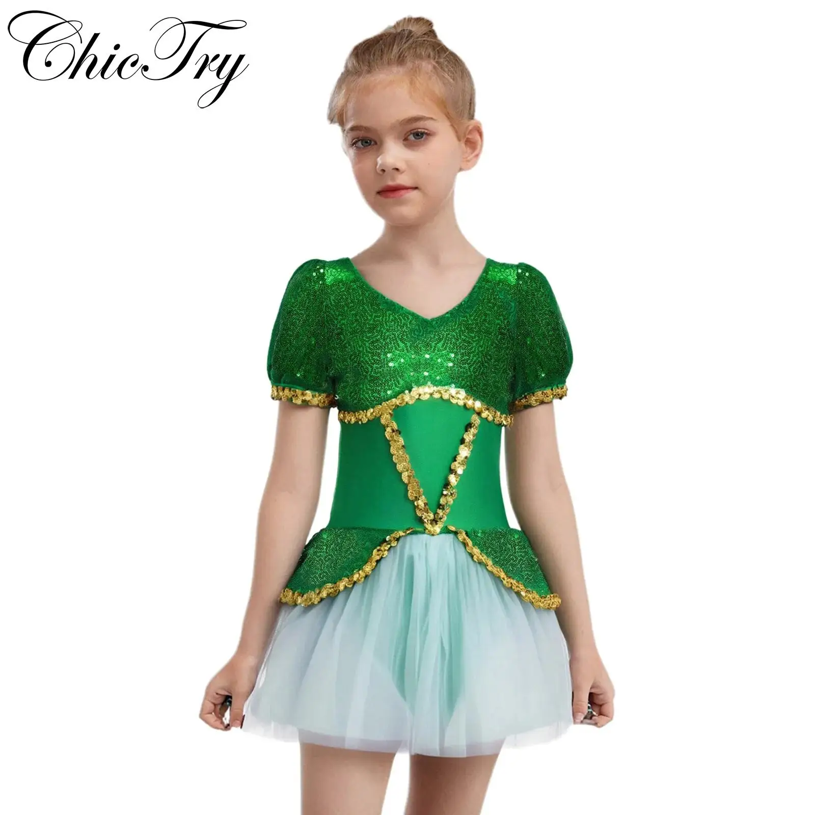 

Kids Girls Flower Fairy Princess Costume Halloween Cosplay Dress Puffy Mesh Skirt Carnival Fairy Fancy Themed Party Dress Up