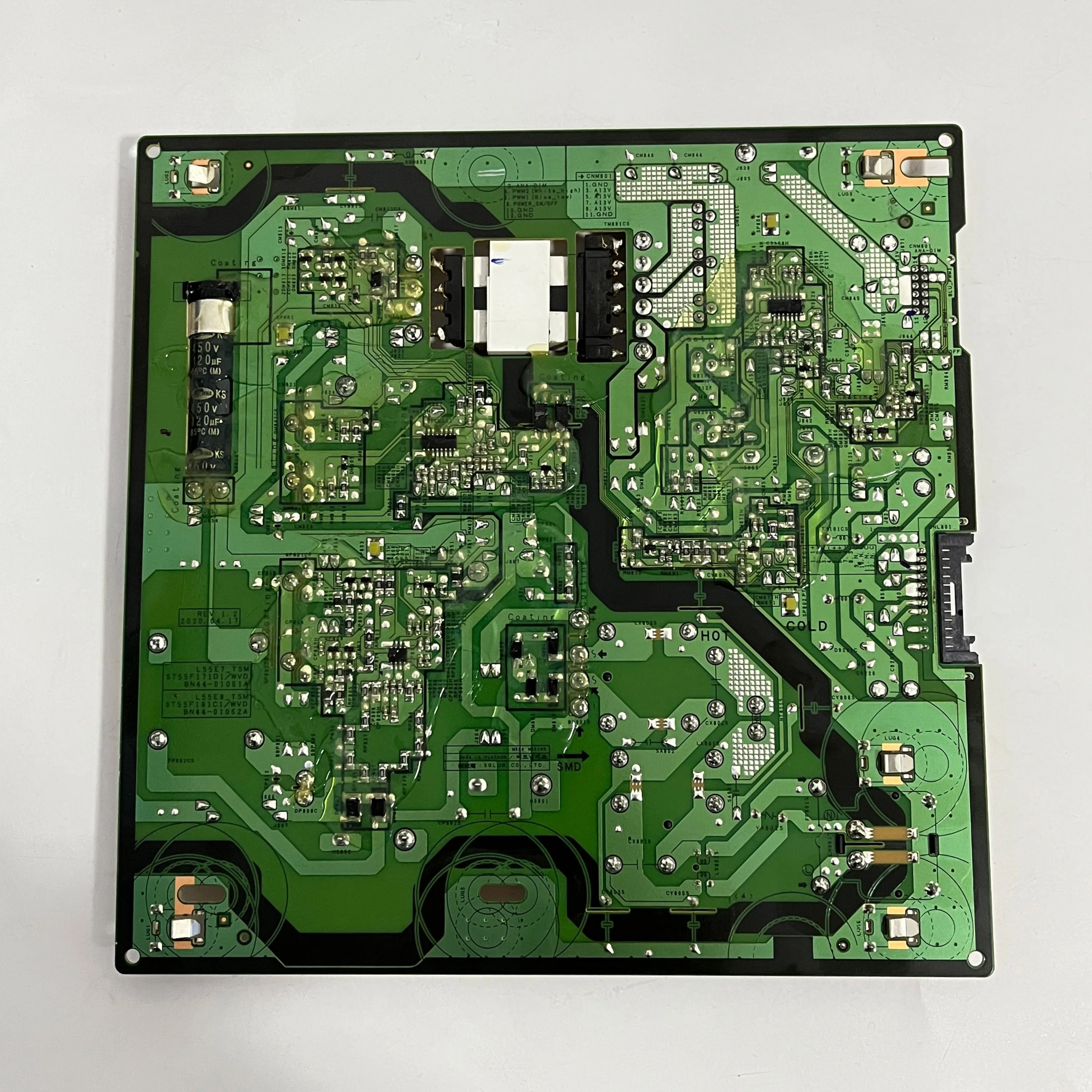 Аутентичная оригинальная плата питания для телевизора Φ = 55 _ TSM работает нормально и предназначена для ЖК-телевизора QN55Q70TAFXZA, аксессуары