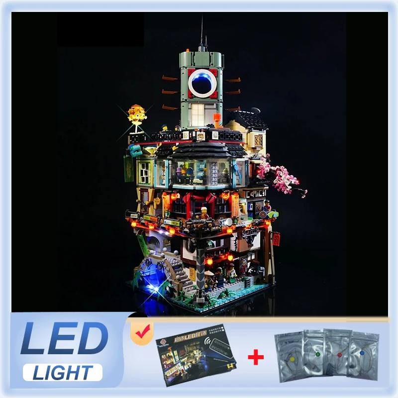 DIY LED Light Kit For LEGO 70620 NINJAGO City   (Only LED Light,Without Blocks Model)