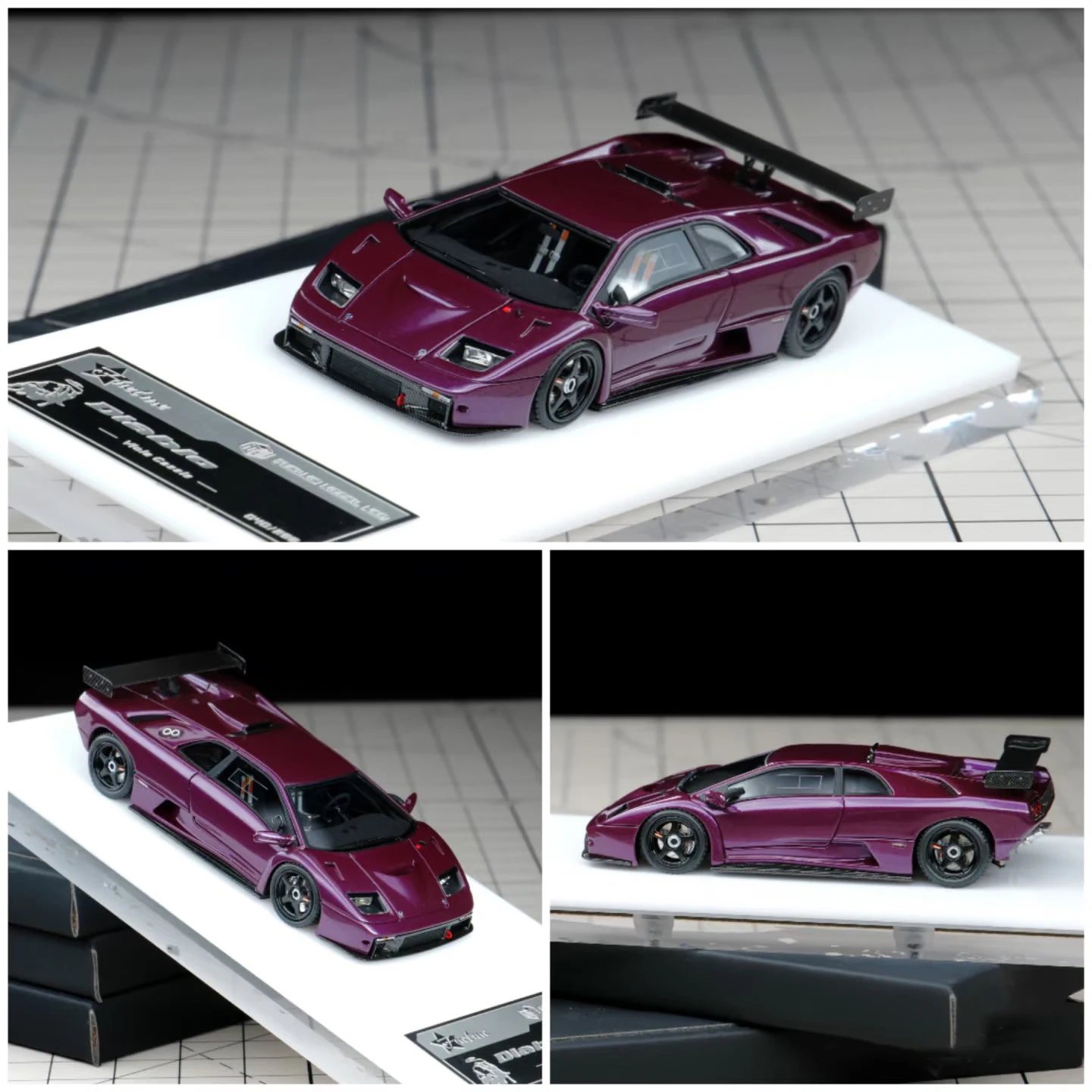 Fuelme 1:64 Diablo modèle de voiture en résine Collection de qualité supérieure jouet cadeau Miniature Limited299