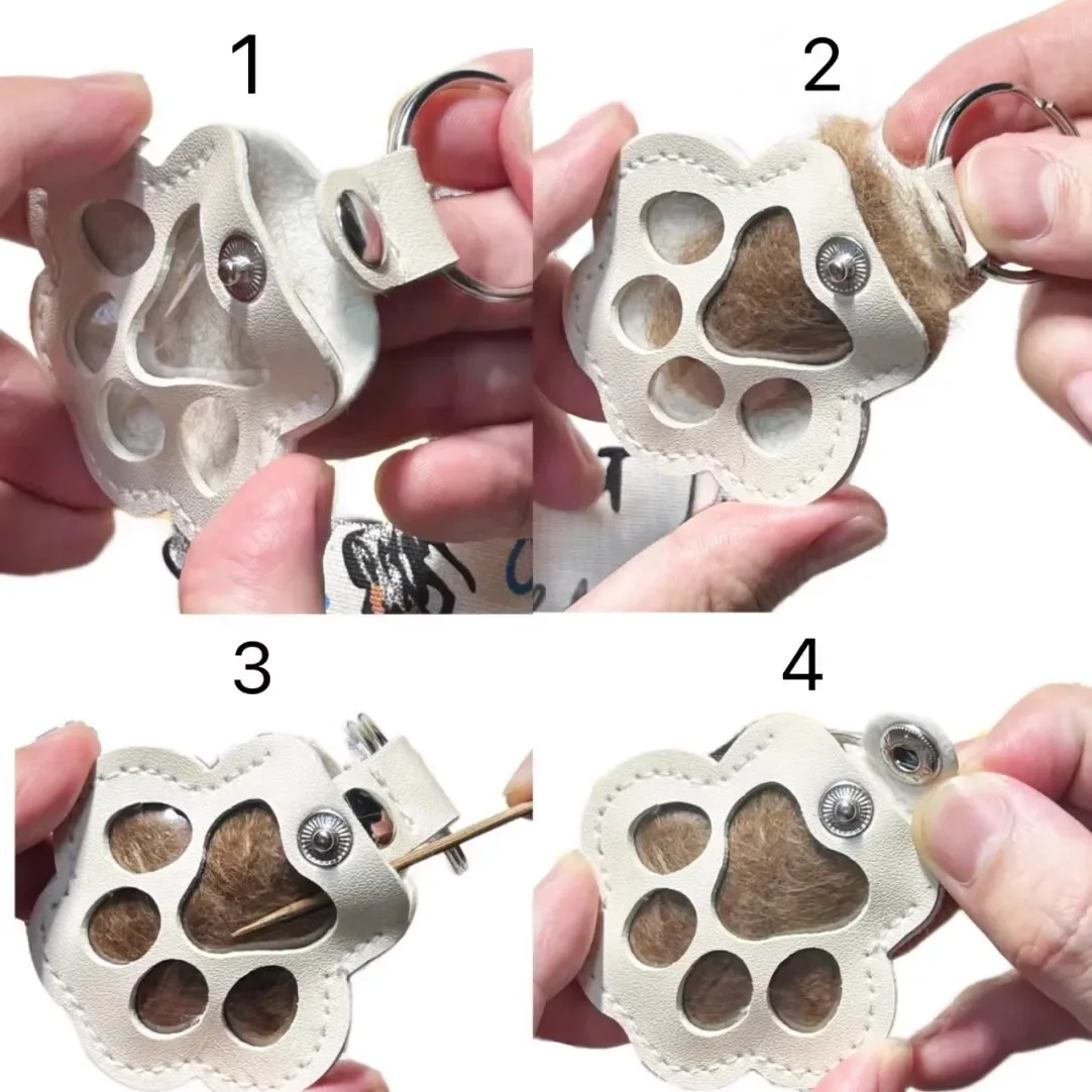 الكلب القط الشعر تخزين لطيف قلادة حقيبة سلسلة مفاتيح قلادة زوجين سيارة سلسلة مفاتيح مجوهرات الحيوانات الأليفة جمع هدية اكسسوارات الديكور #6