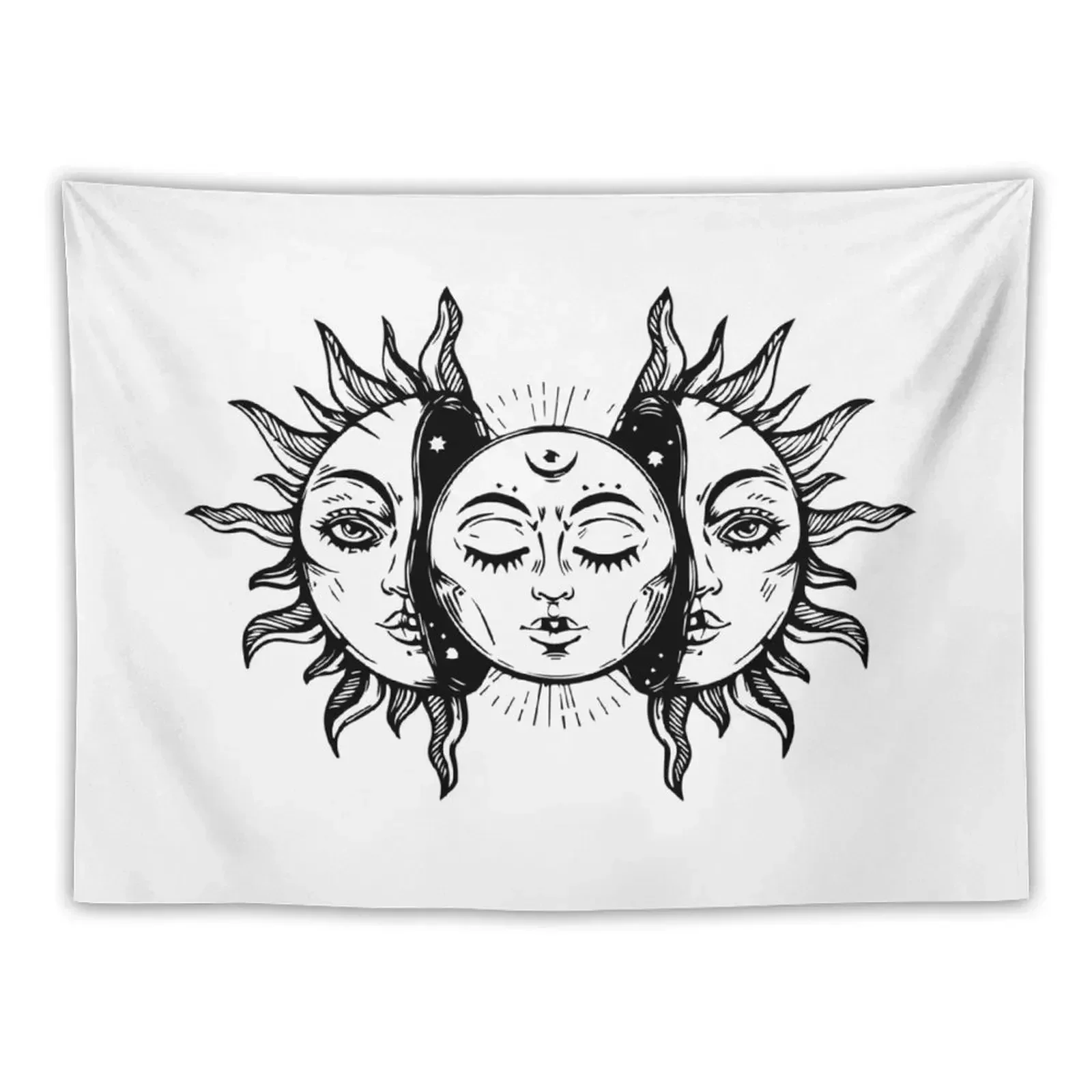 Sun and Moon Tapestry Decorative Wall Murals Room Decorations Aesthetics Wall Hanging Wall On The Tapestry