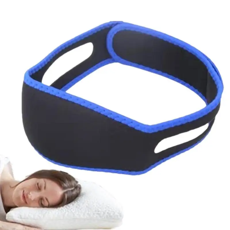 No Snore Chin Strap Snore Stopping Head Strap Adjustable Highly Elastic Anti-Snore Chin Head Strap For Men Women To Keep Mouth