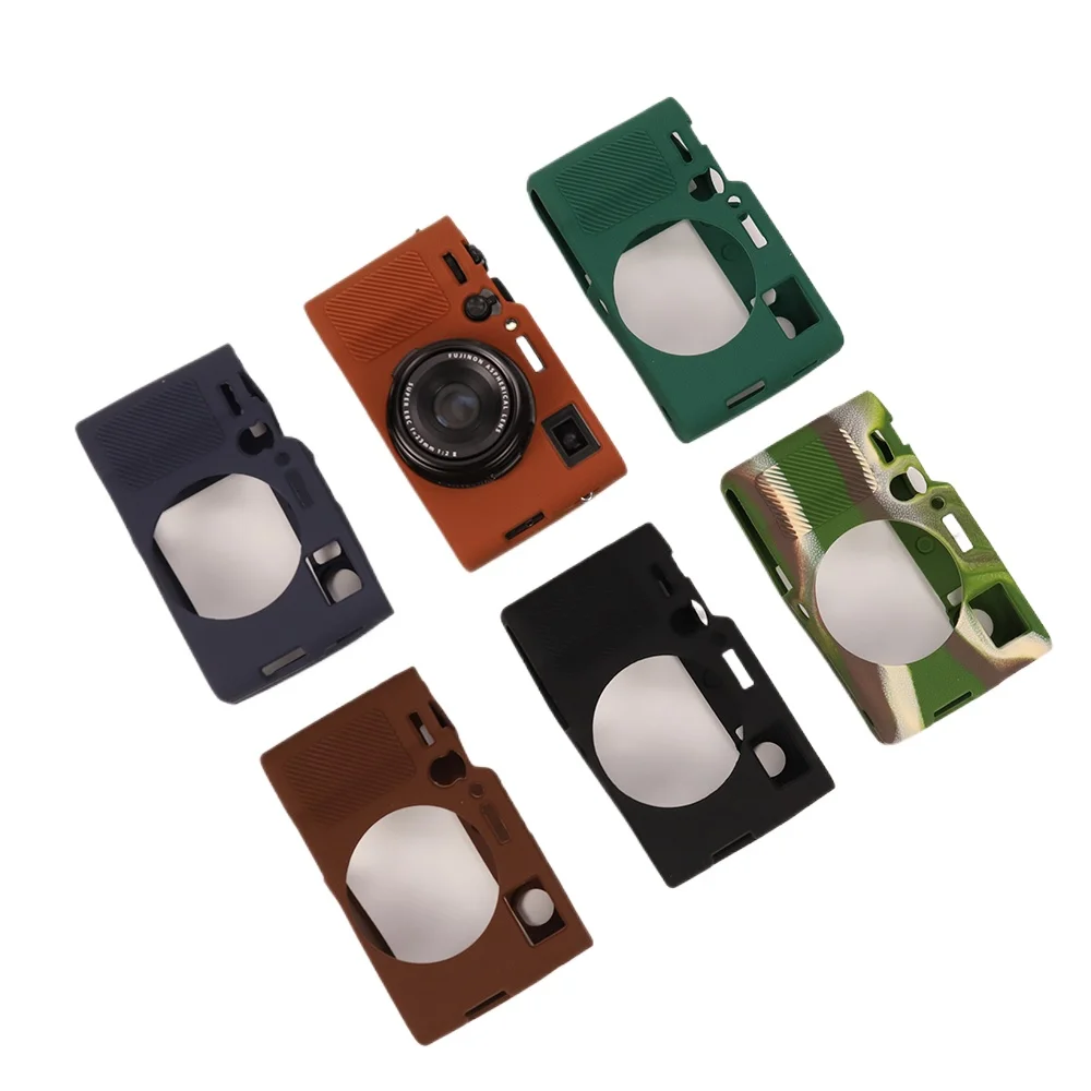 Для Fujifilm X100VI X100V XT4 XS20корпус камеры силиконовый чехол пыленепроницаемый мягкий резиновый защитный чехол противоскользящая сумка для кожи