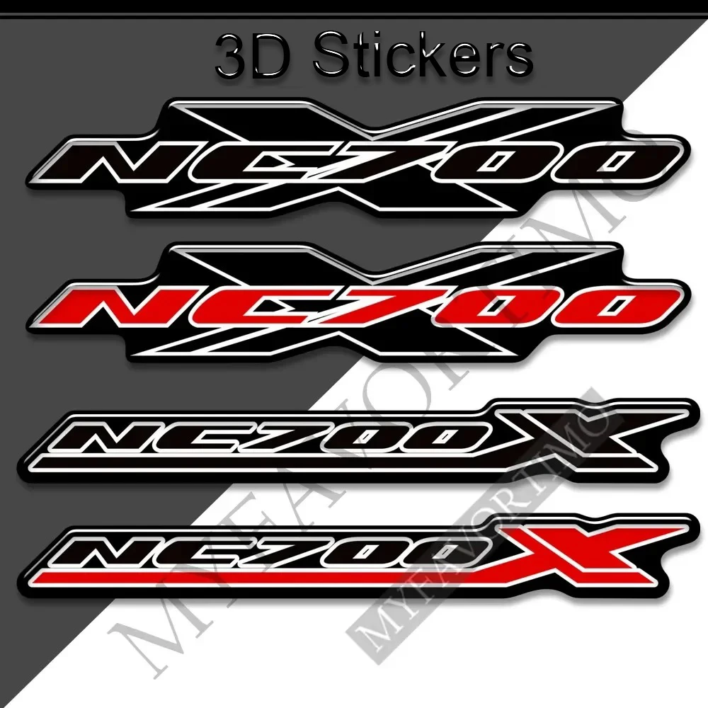 Motorcycle For Honda NC700 NC700X Tank Pad Fuel Oil Kit Knee Fairing Emblem Badge Logo Helmet Protector Stickers Decals