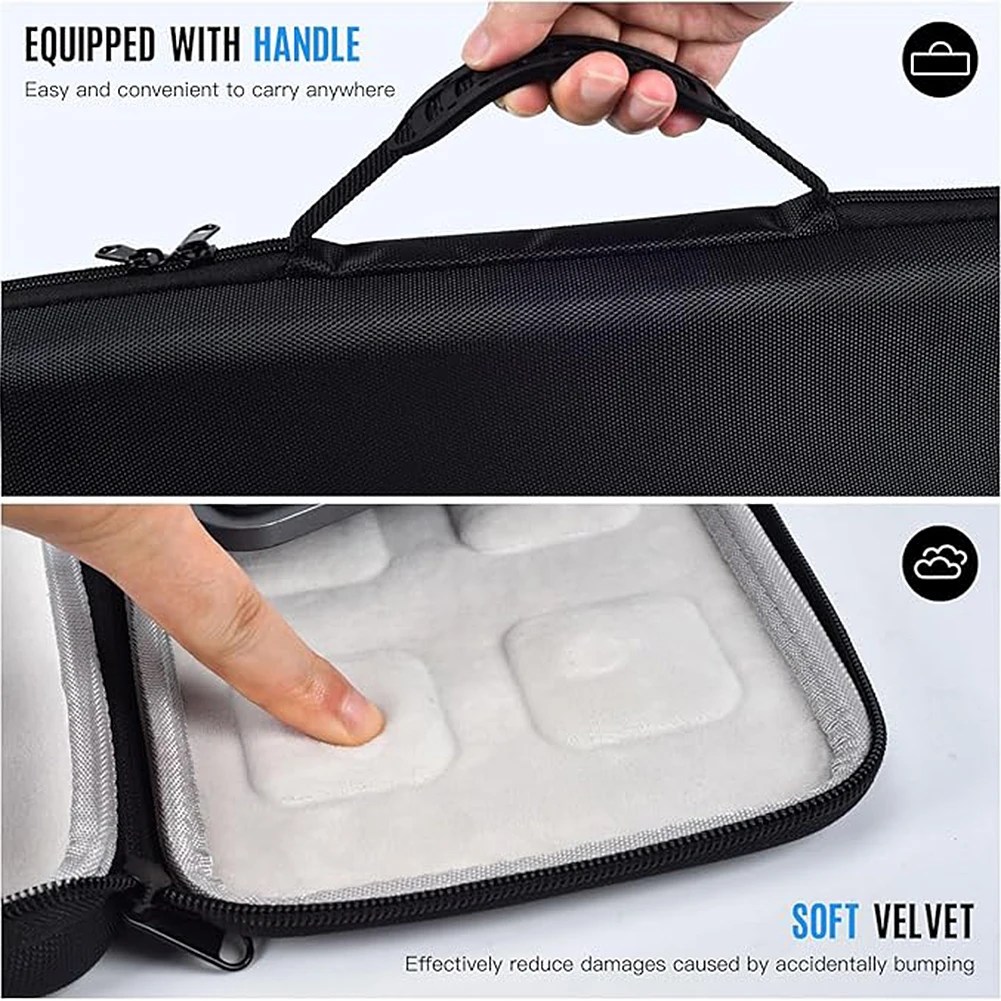 

Protective Carrying Keyboard Case Shockproof Hard Carrying Case Travel and Home Storage for Logitech MX Keys S Wireless Keyboard